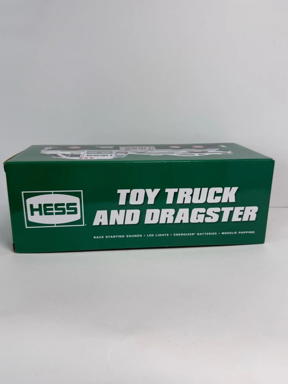 Hess Toy Truck & Dragster Wheelie Popping LED Lights Race Sounds 2016 NIB